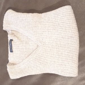 Brandy Melville Soft Gray Cropped Sweater